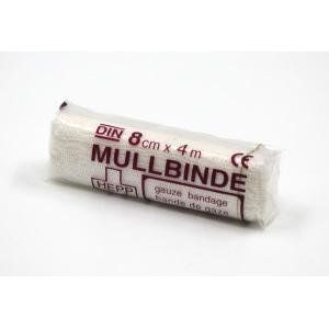 Bande de gaze en coton, 8 cm x 4 m