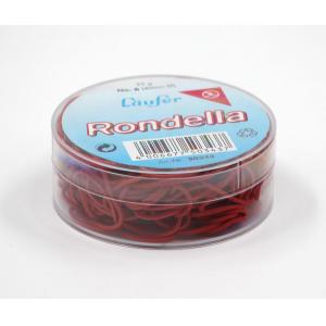 Boîte de 25 élastiques 1,5 mm, 4,0 cm de diamètre, rouge