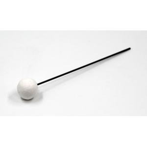 Modèle lunaire Sphère en coton compressé sur tige plastique pour illustrer les phases de la lune en éclairant la ma
