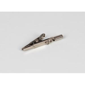 Pince crocodile, nues, longueur 40 mm Pour raccorder des fiches de 4 mm à des fils nus ; uniquement pour des tensions très basses