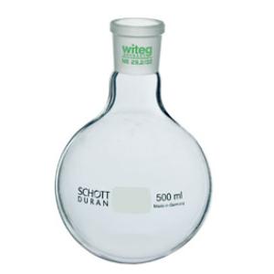 Ballon à fond rond, 500 ml, RN 29/32, verre trempé