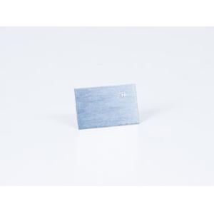 Electrode de plaque en zinc 43 x 28 mm