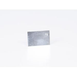 Electrode de plaque en argent 43 x 28 mm