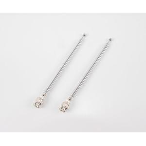 Accessoires COM4LAB : Jeu de 2 antennes télescopiques (Émission et réception) Longeur max: 75 cm, connexion BNC, impédance 50 O