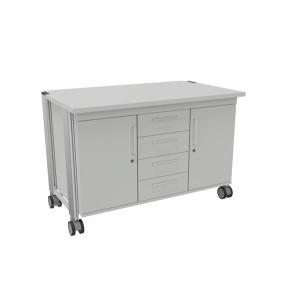 Banc d'expérimentation mobile PB avec meuble de rangement 4 tiroirs