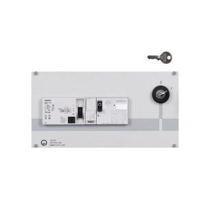 Module de raccordement triphasé 400 V avec disjonteur 30 mA Typ B, disjoncteur 9...14A à clef
