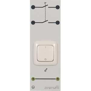 Interrupteur, bipolaire Modèle affleurant 250 V/ca/16 A - ype Duro 2000 SI, blanc