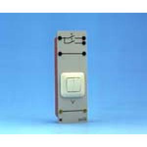 Commutateur multiple Modèle affleurant 250 V ca/10 A - Type Duro 2000 SI, blanc