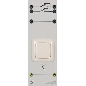 Permutateur va et vient Modèle affleurant 250 V ca/10 A - Type Duro 2000 SI, blanc