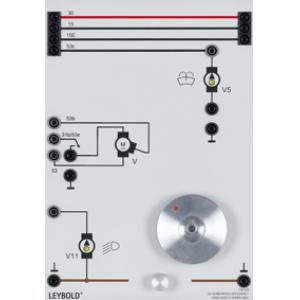 Unité essuie-glace avec moteur pour 2 vitesses de fonctionnement, simulation du lavage et du balayage pour vitre et projecteurs