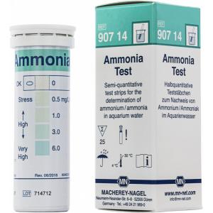 Bandelettes de test, ammonium pour les déterminations semi-quantitatives