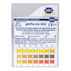 pH indicator strips pH 4,5 -10, 100 strips